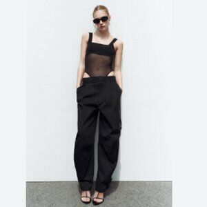 ZARA BLACK BODY SUIT SIZE LARGE